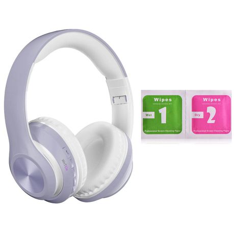 BUNDLE-WnTCo Purple Candy Headphones
