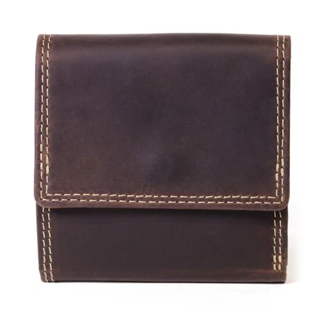 Nuvo - AW119 Brown Leather Men's Trifold Wallet Buy Online in Zimbabwe thedailysale.shop