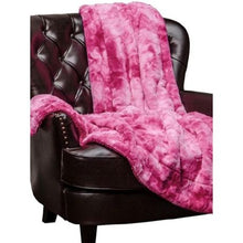Load image into Gallery viewer, Luxury Reversible Sherpa Fleece Mink Throw Blanket – Pink L
