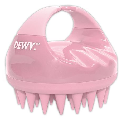Dewy - Shampoo Brush / Hair Scalp Massager / Shower Brush - Silicone - Pink Buy Online in Zimbabwe thedailysale.shop