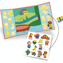 Load image into Gallery viewer, Djeco Create with Stickers - Animals &amp; Friends
