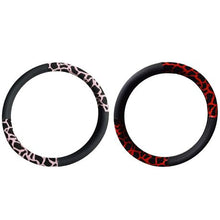 Load image into Gallery viewer, Steering Wheel Cover Mottled - Pack of 2 - Black\Red-Black\Pink
