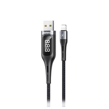 Load image into Gallery viewer, Remax RC-096i  Intelligent Digital Data Cable -  Lightening  Black
