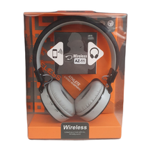Load image into Gallery viewer, Bluetooth Headphones AZ-11 - Black &amp; Grey
