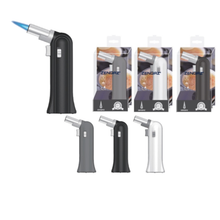Load image into Gallery viewer, Zengaz ZT-88 Torch Jet Flame Lighter Grey &amp; Zengaz Pure Gas 330ml Refill
