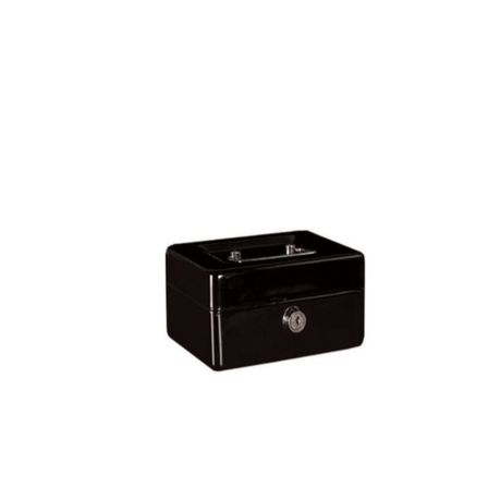 6 Inch Metal Cash Box (150mm) - Black Buy Online in Zimbabwe thedailysale.shop