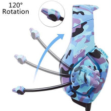 Load image into Gallery viewer, ONIKUMA K1B 3.5mm Stereo Gaming Headset Camo Series - Blue
