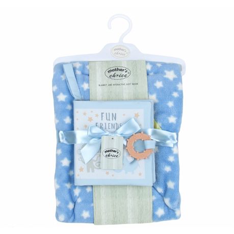 Baby Blanket And Fabric Book - Boy's Fun Friends Buy Online in Zimbabwe thedailysale.shop