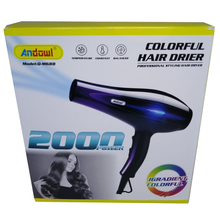 Load image into Gallery viewer, Colourful Professional Styling Hair Dryer set Q-M688
