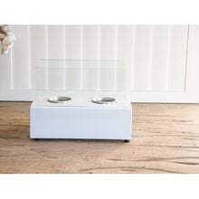 Load image into Gallery viewer, 1green Double Burner Table Ethanol Fireplace - White
