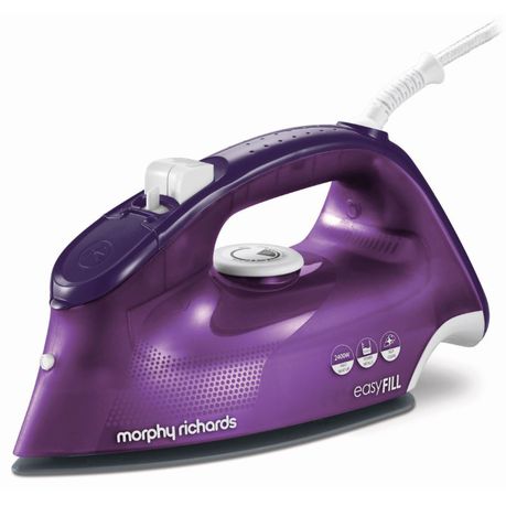 Morphy Richards Iron Steam / Dry / Spray Ceramic Purple 350ml 2400W Breeze Easy Fill