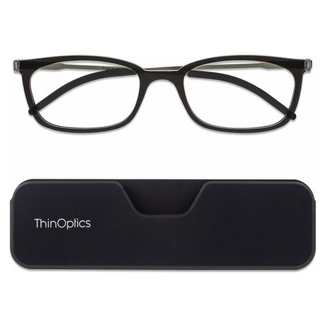 +1,50 Connect Reading Glasses by ThinOptics  - Black