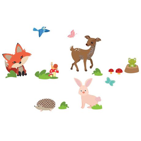 Fantastick Wall Decor - Woodland Forest Animals Vinyl Stickers Buy Online in Zimbabwe thedailysale.shop