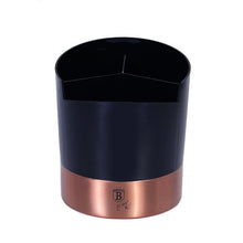 Load image into Gallery viewer, Berlinger Haus 17cm Stainless Steel Utensil Holder - Black Rose Collection
