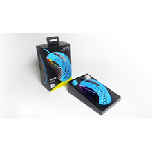 Load image into Gallery viewer, Xtrfy M4 Rgb Ultra-Light Gaming Mouse - Miami Blue
