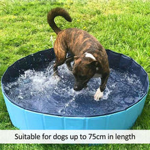 Load image into Gallery viewer, Foldable Outdoor Pet Dogs Cats Bathtub Wash Tub Portable Swimming Pool
