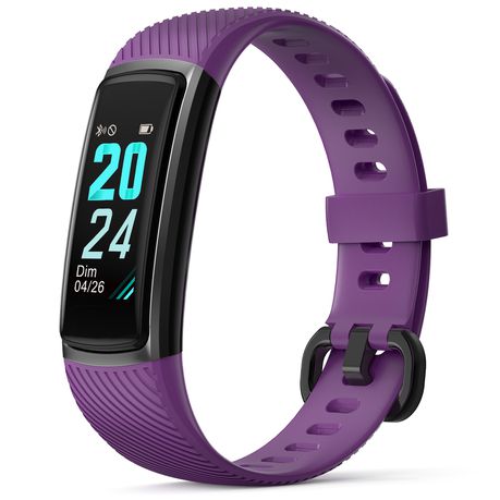 Letsfit - ID152 Fitness Tracker - Purple