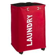Load image into Gallery viewer, Wenko - Quadro Laundry Basket - Red 79L
