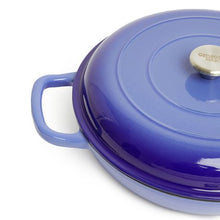 Load image into Gallery viewer, George &amp; Mason - 3.5L Cast Iron Casserole - Blue Enamel
