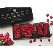 Load image into Gallery viewer, I Love You Floral Arrangement Box - Pink
