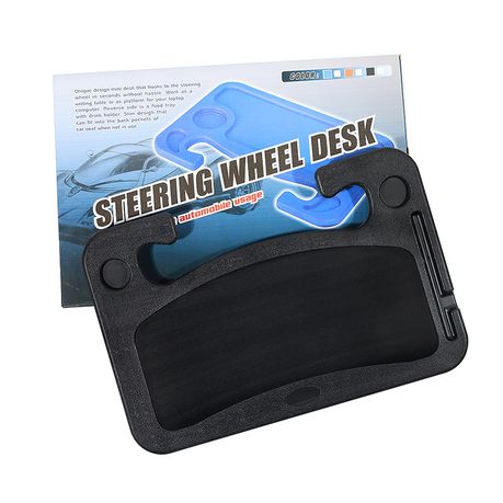 Car steering wheel work desk lunch tray multifunctional