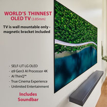 Load image into Gallery viewer, LG OLED TV 65 WX Series, 3,85mm thin Wallpaper Design with Sound Bar

