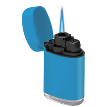 Load image into Gallery viewer, Zengaz Jet Flame Lighter Blue Sweet Design&amp;Zengaz Pure Gas 330ml Refill Set
