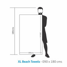 Load image into Gallery viewer, Bunty&#39;s Beach Towel 0500 - Design 04- 080x160cms - 546GMS
