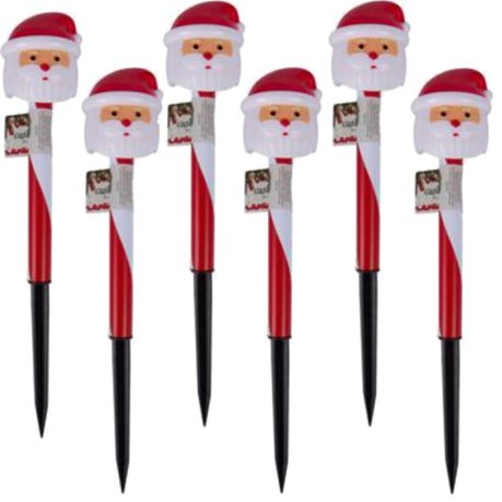 Garden Solar Lights Christmas Set of 6