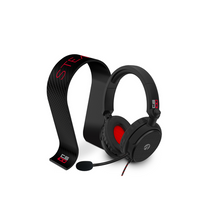 Load image into Gallery viewer, Stealth C6-100 Headset &amp; Stand Bundle – Carbon Edition Black/Red
