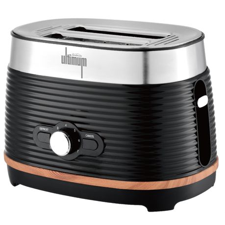 Sunbeam Ultimum 2 slice toaster with wood trim effect. 800W Buy Online in Zimbabwe thedailysale.shop