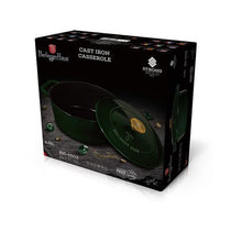 Load image into Gallery viewer, Berlinger Haus 24cm Enamel Coating Oven Safe Mini Pot with Lid - Emerald
