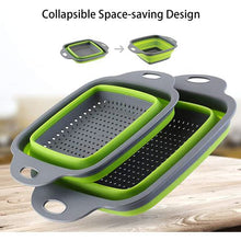 Load image into Gallery viewer, Collapsible Colander 4 Piece Set - Green (4 Piece Value Pack Bundle)
