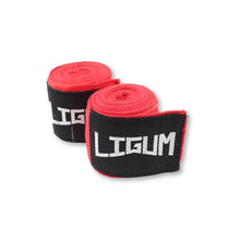 Load image into Gallery viewer, 10 Pack of Red Boxing Wraps - Ligum Fight Gear
