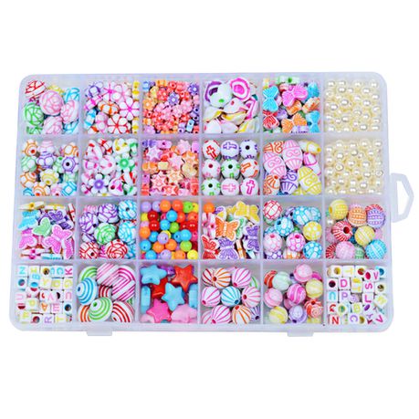 Craft Bead Set Pastel 24 Grid Buy Online in Zimbabwe thedailysale.shop