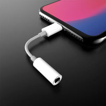 Load image into Gallery viewer, iPhone 12  Lightning to Headphone Jack 3.5mm Aux Adapter
