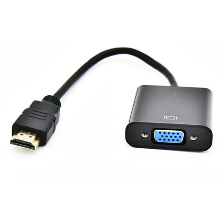 1080P HDMI male to VGA female Adapter Adaptor Cable Buy Online in Zimbabwe thedailysale.shop
