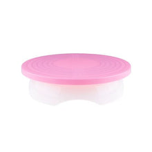Load image into Gallery viewer, Cake Turntable Stand Baking Tools- Pink/White
