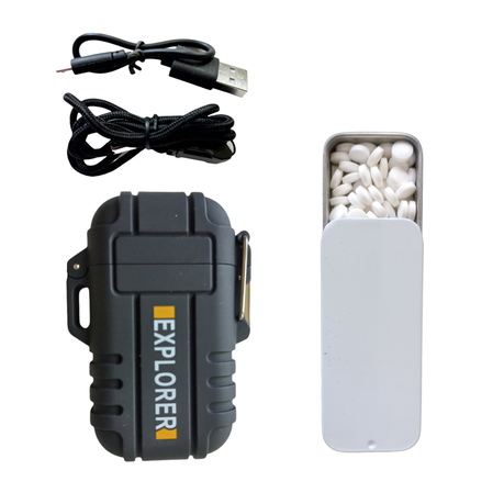 Rechargeable Water-Resistant Windproof Electric Rechargeable Lighter Buy Online in Zimbabwe thedailysale.shop