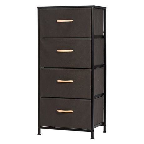 Gretmol Drawer Storage Cabinet - Dark Grey & Black Buy Online in Zimbabwe thedailysale.shop