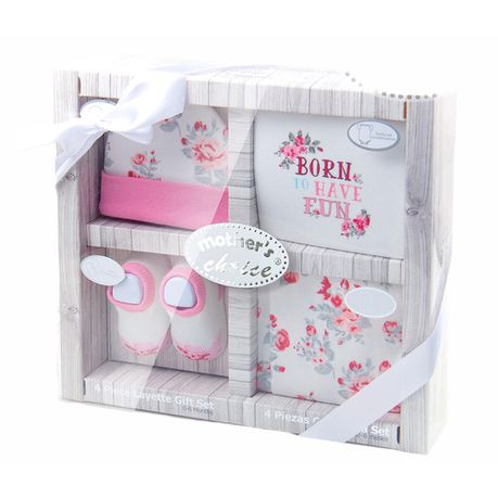 Baby Gift Set 4 Piece - Born To Have Fun
