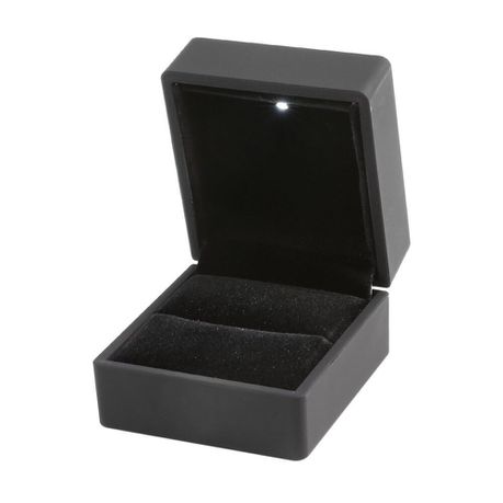 Synergy360 LED Jewelry Ring Gift Box Case - Black