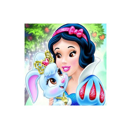 Diamond Painting DIY Kit,Full Drill, 30x30cm- Snow White and Rabbit Buy Online in Zimbabwe thedailysale.shop