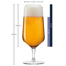 Load image into Gallery viewer, Leonardo Pilsner Beer Glass Puccini Teqton Glass 410ml – Set Of 6
