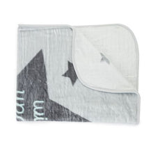 Load image into Gallery viewer, George &amp; Mason Baby - Printed Mink Blanket Grey
