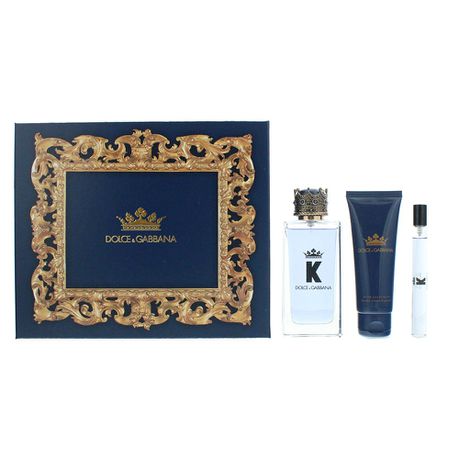 Dolce & Gabbana K Eau de Toilette 3 Piece Gift Set (Parallel Import)