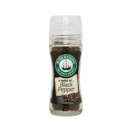 Robertsons Black Peppercorns Grinder 57g Buy Online in Zimbabwe thedailysale.shop