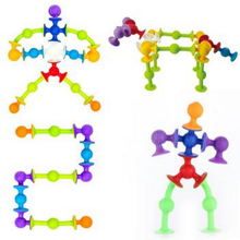 Load image into Gallery viewer, Baba Jay Suction Construction Toys - 24 Pieces
