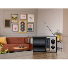 Load image into Gallery viewer, Ultra-Link Portable Retro AM/FM Radio-MP3 Playback-(0.5W)
