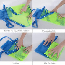 Load image into Gallery viewer, Playful Panda Oversized Mesh Tote Beach Bag
